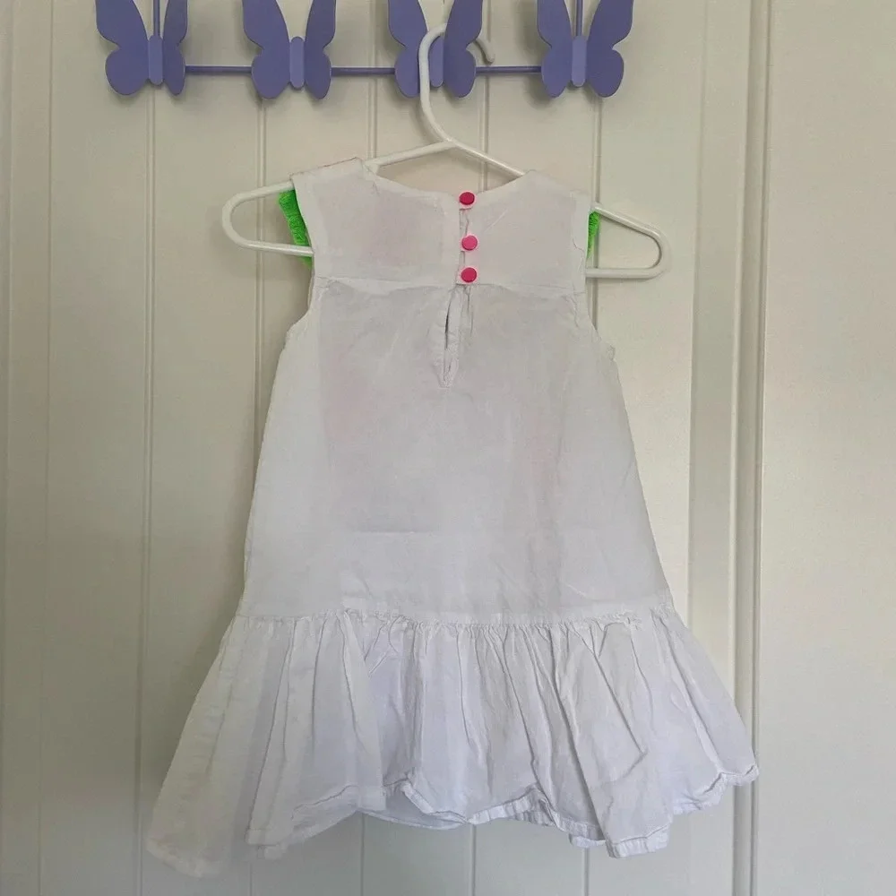 EUC | Isaac Mizrahi baby girl’s watermelon embroidered sundress — 12 months‎